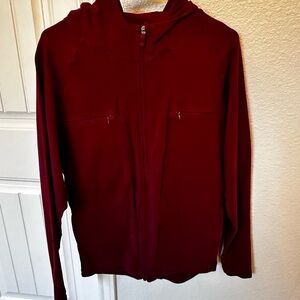 Red Zip-Up Hoodie